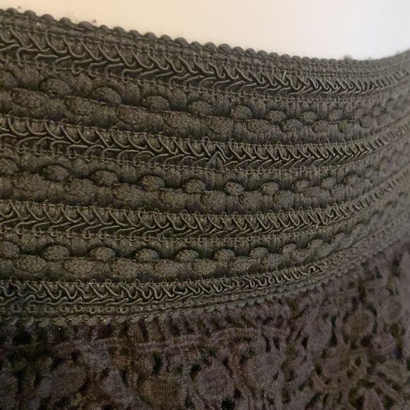 REWIND, bootie short, cover up, high waist band, built in liner, decorative lace - Picture 4 of 8